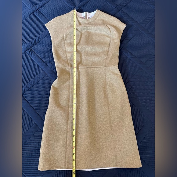 3.1 Philip Lim metallic gold glitter dress 2 - Picture 8 of 10